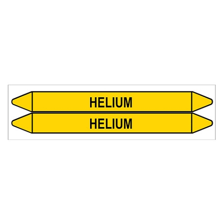 Značení potrubí, helium,2 ks, 450 × 52 mm